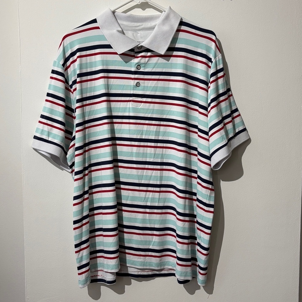 🎉4/30$🎉Chlorophylle White Polo Shirt XXL